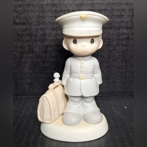 1991 Precious Moments Figurine Bless Those Who Serve Their Country #527521